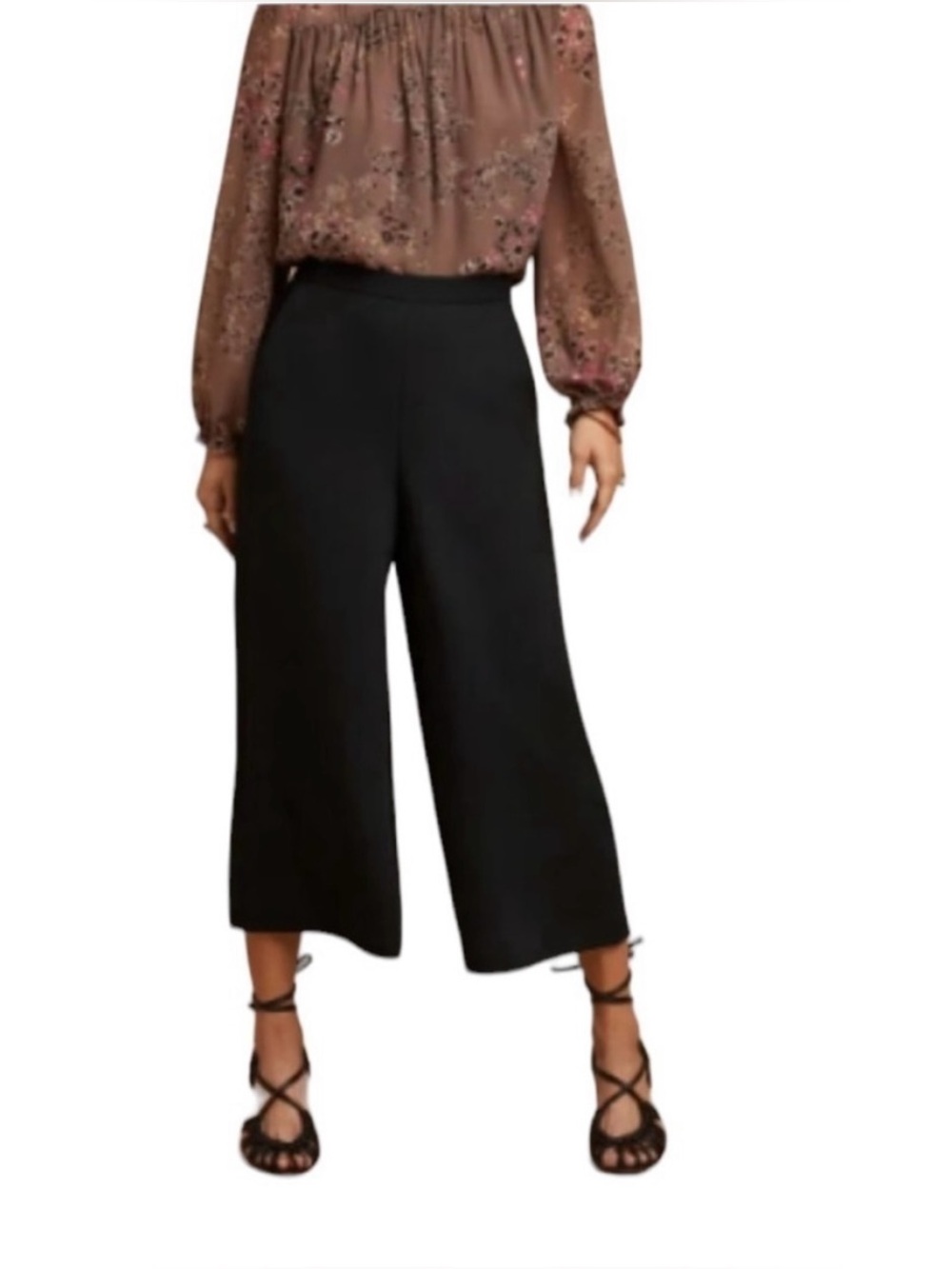 Aritzia Wilfred Lalement Black Wide Leg Pants Size 10